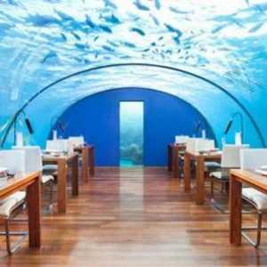 Podvodni restoran u Maldivi: fotografija
