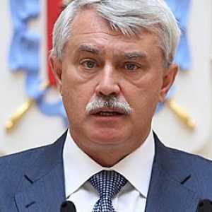 Poltavchenko Georgi Sergeevich je guverner Sankt Peterburg. Kratka biografija