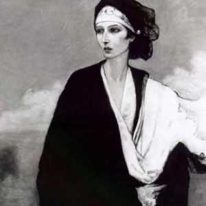 Portret Ida Rubinstein, Valentin Alexandrovich Serov: opis slike