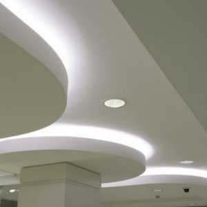 Stropni namještaj za stropove: LED svjetla kao optimalna opcija