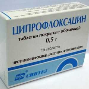 Lijek `Ciprofloksacin`: antibiotik ili ne? Rješenje, injekcije, kapi uha i uha `Ciprofloksacin`