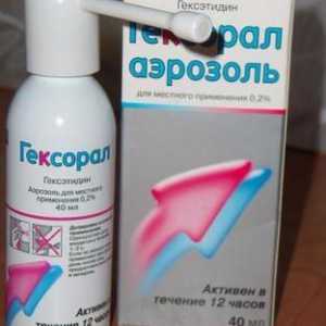 Lijek "Geksoral" (aerosol). Upute za uporabu