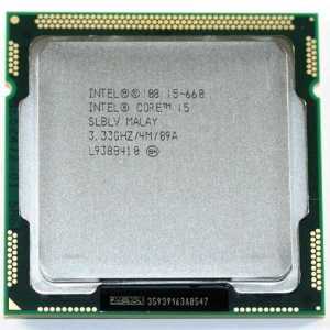 Procesor Intel Core i5 660: specifikacije i recenzije