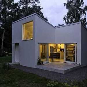 Dizajn kuće u minimalističkom stilu