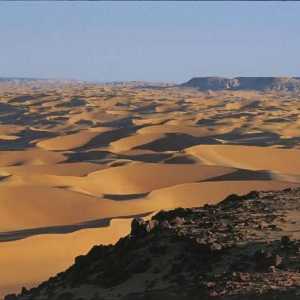 Duljina pustinje Sahare od sjevera prema jugu, od juga do sjevera