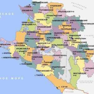 Distrikta Krasnodarskog područja (popis): karakteristične značajke