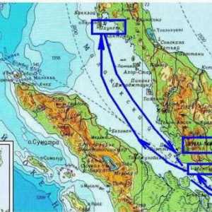 Položaj Malacca tjesnaca na karti svijeta. Gdje je i što povezuje Tjesnac Melaka