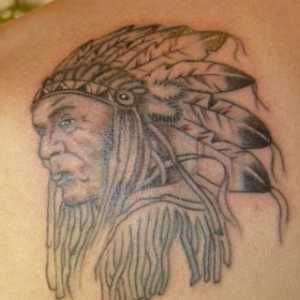 Uobičajene muške tetovaže na škapuli