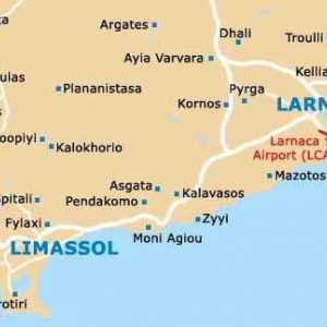 Udaljenost od Larnaka do Limassola: izračunajte vrijeme putovanja