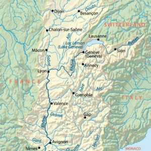 Rijeka Rhone: opis, značajke, fotografija