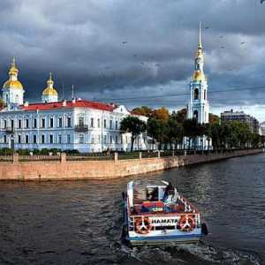 Rijeka i kanal Sankt Peterburg. Šetnje na brodu