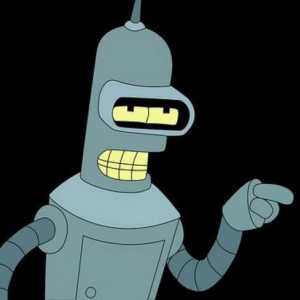 Robot Bender. Značaj fantastične animirane serije `Futurama`. Biografija, osobnost.