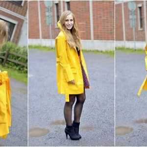 Sa što nositi žuti kišni ogrtač?