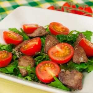Piletina jetrene salate: ukusna recept