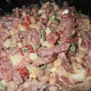 Salad `Objorka`: recept s Kirieshkijem. Korak po korak s fotografijom