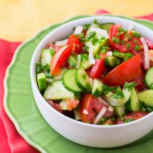 Salata s biljnim uljem. Salate odjevene biljnim uljem: recepti