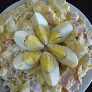 Salata: pršut, sir, krastavac. Mogućnosti kuhanja, recepte