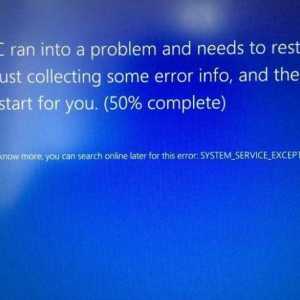 SYSTEM_SERVICE_EXCEPTION nije uspio: Windows Error 10 i kako to popraviti