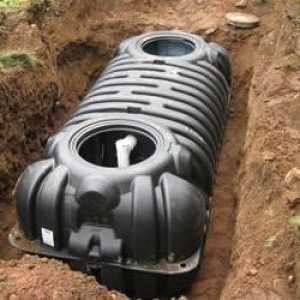Septski spremnik za visoku razinu podzemnih voda: uređaj i instalacija