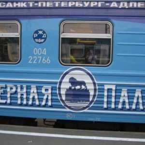 "Northern Palmyra" - vlak od dva kata: opis, put, recenzije. Vlak St. Petersburg - Adler