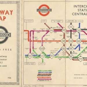 Londonska karta podzemne željeznice: povijest razvoja i sadašnje stanje