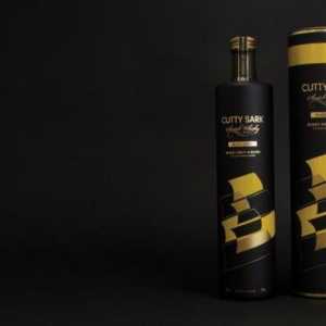 Scotch Whisky "Cutty Sark", njegova povijest, opis, fotografija