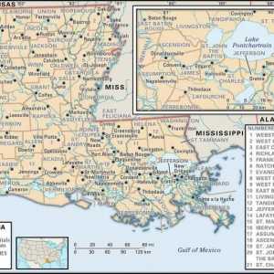 Louisiana: kratka povijest i opis