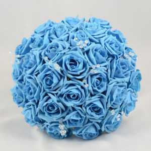 Plavi vjenčani buket: kako odabrati, što znači