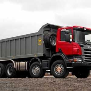 `Scania` - konstrukcija i kamenoloma kamionskih kamiona, učinkovita i pouzdana