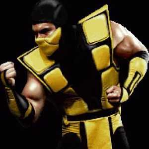 Škorpion iz Mortal Combata `(fotografija). `Mortal Combat`: Škorpion protiv Sab-Zero