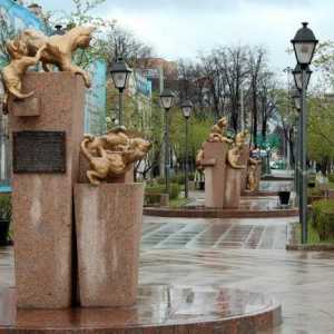 Trg Sibirskih mačaka - ugodan spomenik na herojima
