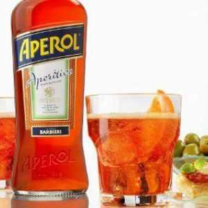 Nisko alkoholno piće "Aperol" je svježina u staklu