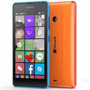 Nokia Lumia 540 smartphone: specifikacije i recenzije