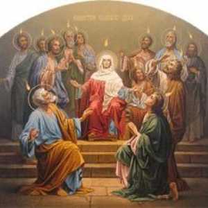 Silazak Duha Svetoga na apostole. Blagdan silaska Duha Svetoga na apostole