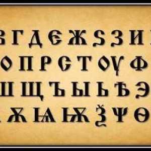 Stare slavenske riječi. Staroslavenski jezik. Staroslavensko pismo