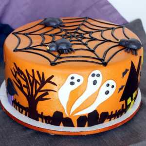 Scary i ukusna torta za Halloween