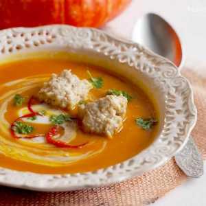 Pumpkin juha: kuhanje recepata s fotografijom