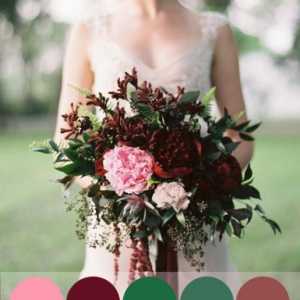Vjenčanje u boji Marsala: moderan, elegantan i ukusan