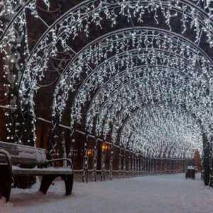Svjetlosni tunel na Tverskoy Boulevardu: opis