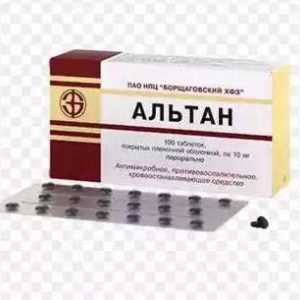 Tablete `Altan`. Upute za uporabu, recenzije, svojstva