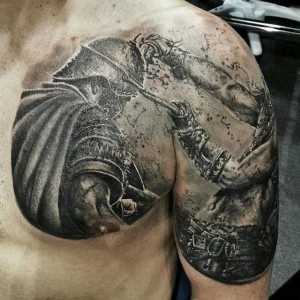Tetovaže "gladiator": značajke, značenje