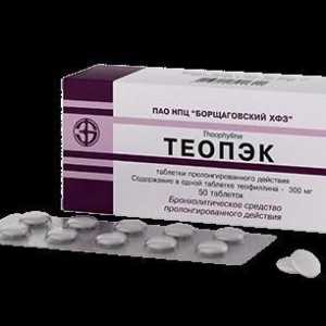`Theopack` (300 mg): upute za uporabu, indikacije, proizvođač