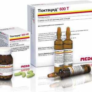 Tioktatsid®: analozi. Tioctacid®: upute, cijena, recenzije