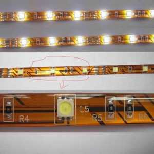 Vrste i vrste LED trake: opis i karakteristike