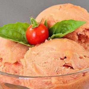 Sladoled rajčice: recept za kuhanje. Povijest izgleda sladoleda rajčice