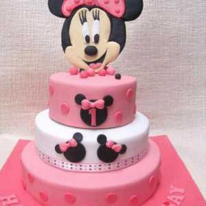 Minnie-Mouse torta: savjeti za izradu mastika i ukrasnih figurica