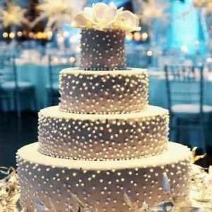 Torta za biser vjenčanja: ideje za ukrašavanje. Biser ogrlica