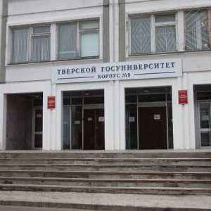 Državno sveučilište Tver (Državno sveučilište Tver): Pedagogijski fakultet