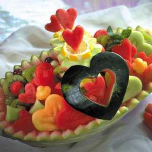 Ornamenti od voća: fotografija. Ukrašavanje kolača s voćem