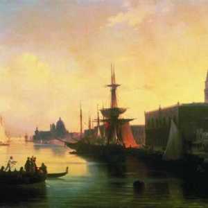 "Venecija" - slika Aivazovskog: opis i kratak opis
